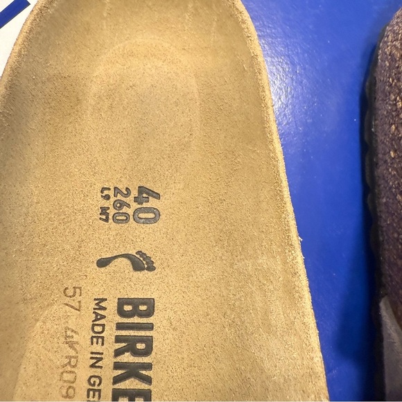 Birkenstock Women’s Oida Suede Leather Sandals Washed Purple Size US 9-9.5 NEW! - Picture 3 of 7